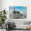 Neuschwanstein Castle Tapestry Germany Castle Scenic Landscape Room Decor Window