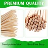 1000 Pack 5.5 Inch Candy Apple Sticks, 6 mm Thick