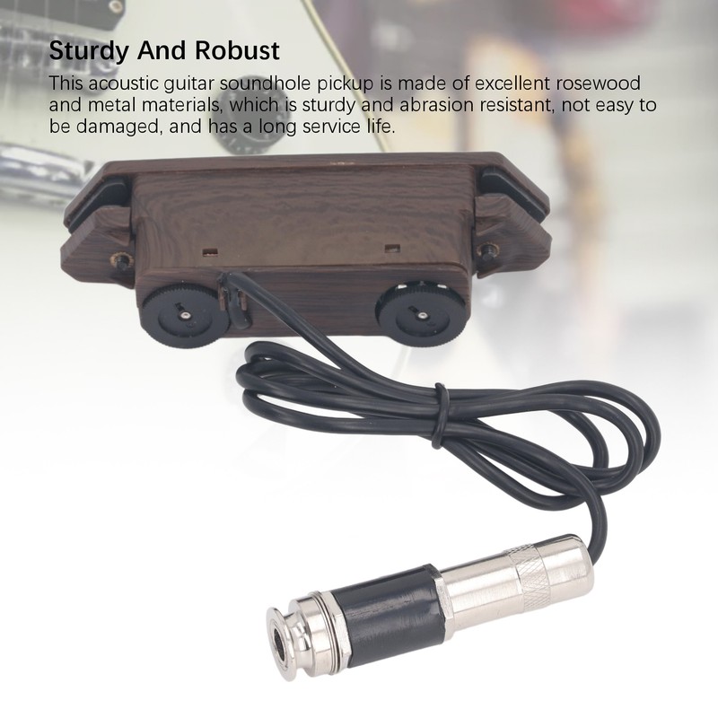 Acoustic Guitar Pickup Hole Free Volume Tone Control Dual Coil