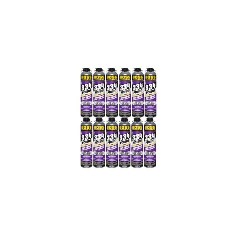 Boss 334 Window and Door Gun Foam - 24oz -
