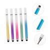 Mipcase 10pcs Macaron Gradient Dual Head Stylus Pen for Touchscreens