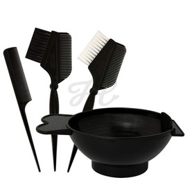 Hair Salon Dye Ball Tail Comb Set Self-Dyeing Tool Brush Professional Use / 미용실 염색볼 꼬리빗 세트 셀프 염색 도구 붓 전문가용