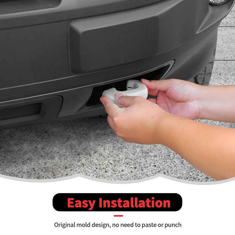 RT-TCZ Tow Hook Covers Bumper Tow Hook Covers Rubber Protector