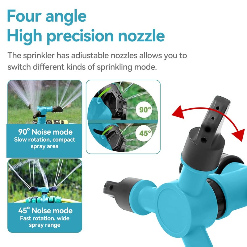 Proxima Direct 2 Pack Yard Sprinkler 360° Rotating Lawn Sprinkler