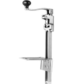 Commercial Can Opener Heavy Duty for 11100, Industrial Can Opener for 10 Cans, Manual Can Opener with Plated Steel Base Stainless Steel Blade for Cans Up to 11” Tall