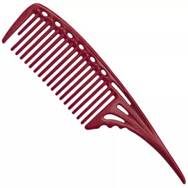YS Park Y.S.PARK large tail comb YS-CL603  RED full-length 217mm