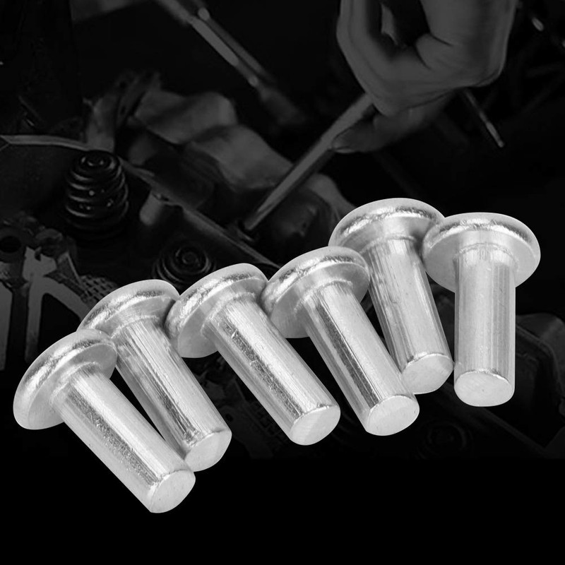 Pack of 100 Gb867 M4 Flat Head Full Rivets, Solid