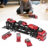 32cm Car Carrier Truck for Boys with 6 Small Car