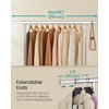 SONGMICS Clothes Rack with Wheels, Heavy-Duty Garment Rack with Extendable