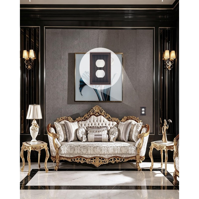 Oil Rubbed Bronze 1 Gang Duplex Wall Plate Cover Zinc