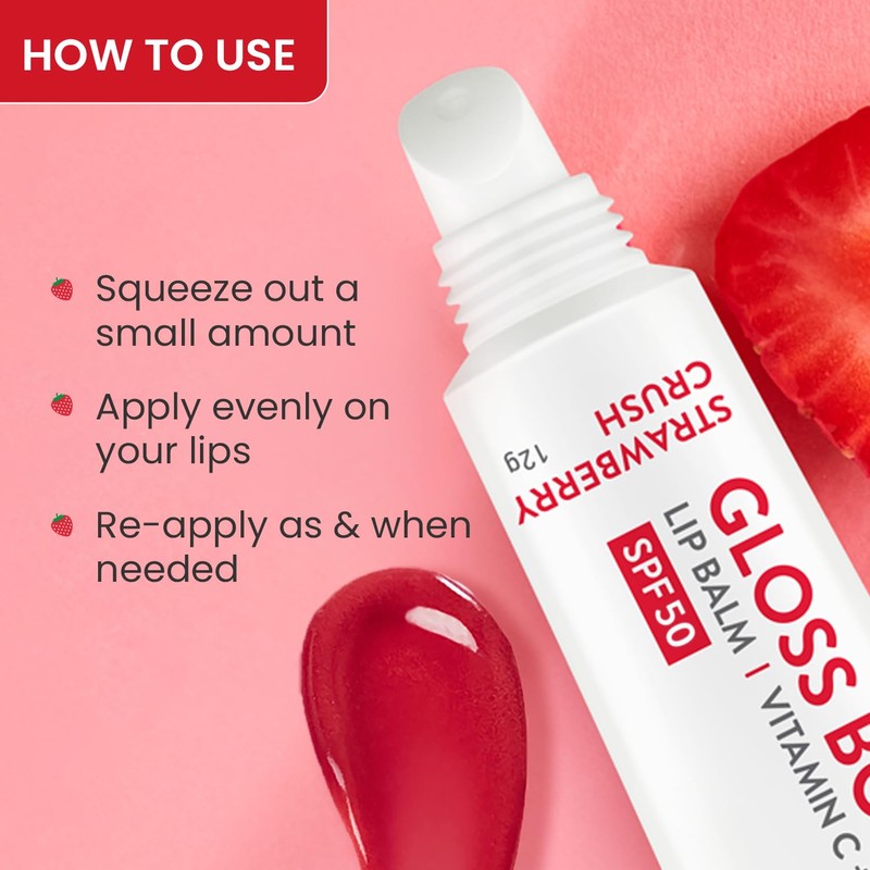 Dot & Key Strawberry Lip Balm (12gm) for Moisturization Soft