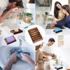OUDQFCJ 1 Piece Soap Dish Wooden Shower Handmade Soap Holder