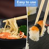 SEMORK 100 Pairs Bamboo Chopsticks Disposable Premium Bulk Separated Individually