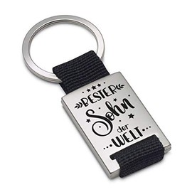 Lieblingsmensch Keyring Model: Bester Sohn der Welt, Textile