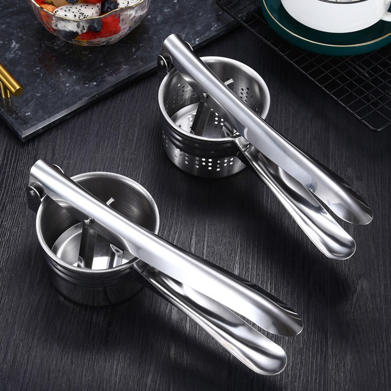 Stainless Steel Potato Ricer and Masher Ricer Stainless Steel Fruit