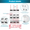 GEYA Switch 3P 63A Load Disconnect Dual Power Manual Transfer