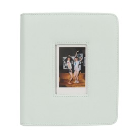 Instant Photo Album 288 Pockets 2x3 Photo Binder Window Cover PU Leather Picture Book for Mini 12 11 9 3in Photo Cards Green