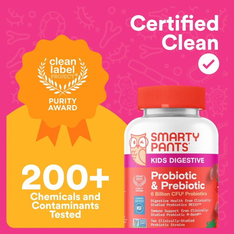 Smartypants Probiotico Inmunidad Ninos 4 Billion Cfu Fresa
