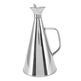 304 Stainless Steel Oil Dispenser Bottle Leakage Proof Oil Pot Home Soy Sauce Oil Storage Tank 250ML 8.5x16.5cm/3.3x6.5in