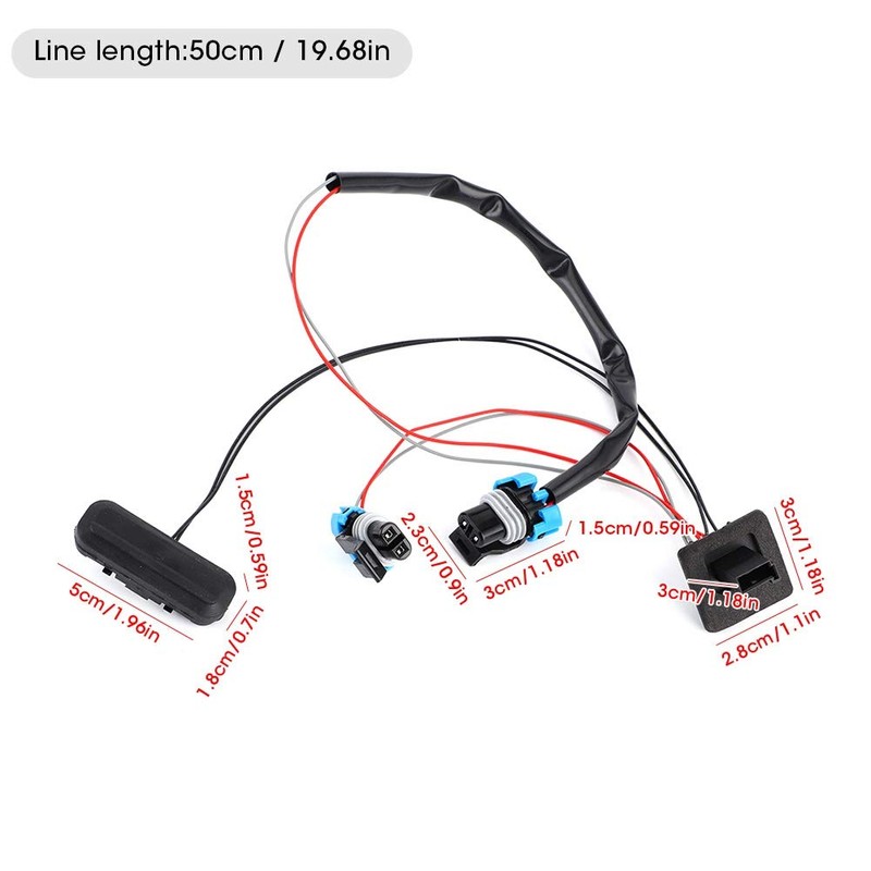Tailgate Boot Release Opening Switch 13422271 Fit for Meriva B+vauxhall