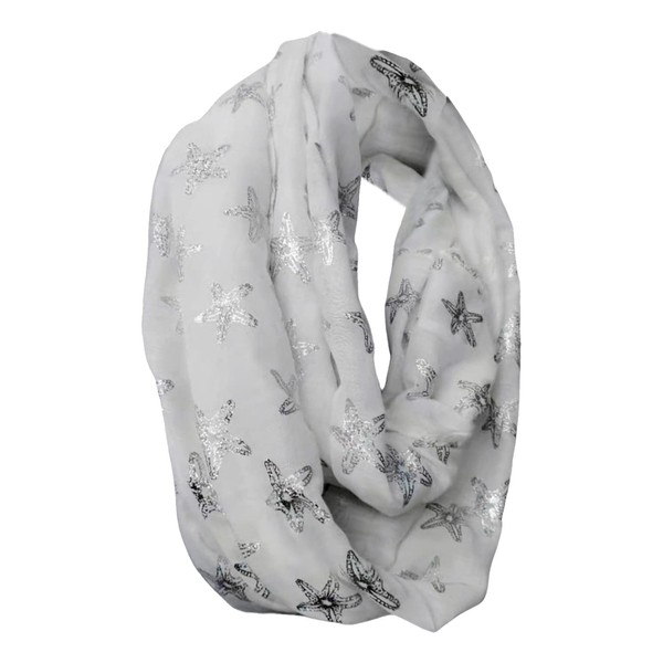 FAIRYGATE Loop Scarf for Women Delicate Pattern as Perfect Summer