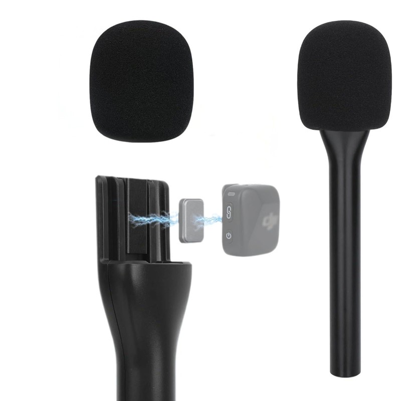 YOUSHARES Soporte para Microfono de Entrevista de Mano, para dji