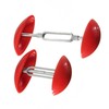 Gaaines 2 Pcs Shoe Stretchers for Women,Red Mini Adjustable Wide