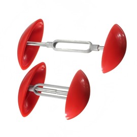 Gaaines 2 Pcs Shoe Stretchers for Women,Red Mini Adjustable Wide Feet Shoe Stretchers,Shoe Shaper for High Heel Sandal Leather Shoes(Red)