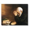 Art Prints Inc Daily Bread Man Praying at Table Grace