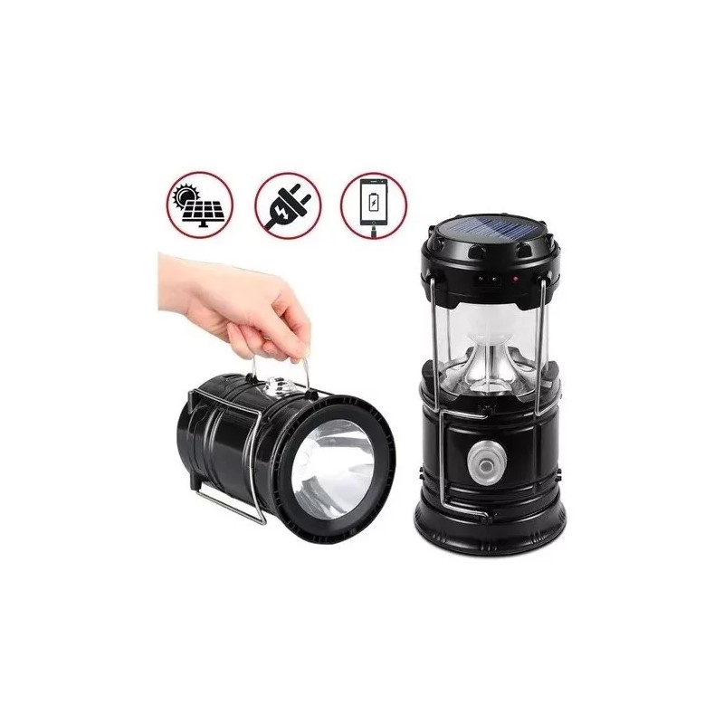 Camping Lamp Lampara Solar Para Campismo Recargable Usb