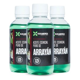 Kit de 3 Frascos | Aceite Esencial de Arrayán | 125 ml cada uno | Purifica y Refresca el Ambiente | Apoya la Salud Respiratoria | Propiedades Antisépticas Naturales | Ideal para Uso Terapéutico