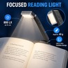 USB-C Rechargeable Clip-On Book Light, 3 Color Temperatures & 5