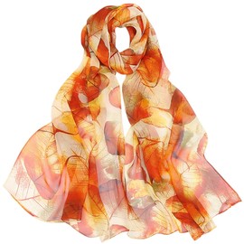 FAIRYGATE Chiffon Schal Damen Seidenweich und Federleicht Eleganter Halstuch Damen Schal Tuch Damen Pflegeleichtes Schaltuch Damenschal A4114