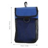 21x14cm Portable Diving Mesh Gear Bag with Hang Buckle Lightweight