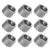 100Stück Gewindereduzierungsmutter Reparatureinsatz Kit Rohrverschraubung Reduzieradapter Edelstahlbefestigungszubehör M6x1 (mm) (1.5D)