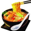 6Pcs Soup Spoon Ramen Noodle Soup Ladle White Pattern Soup