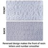 Alphabet Mold Silicone Letter Number Molds Large Alphabet Resin Molds