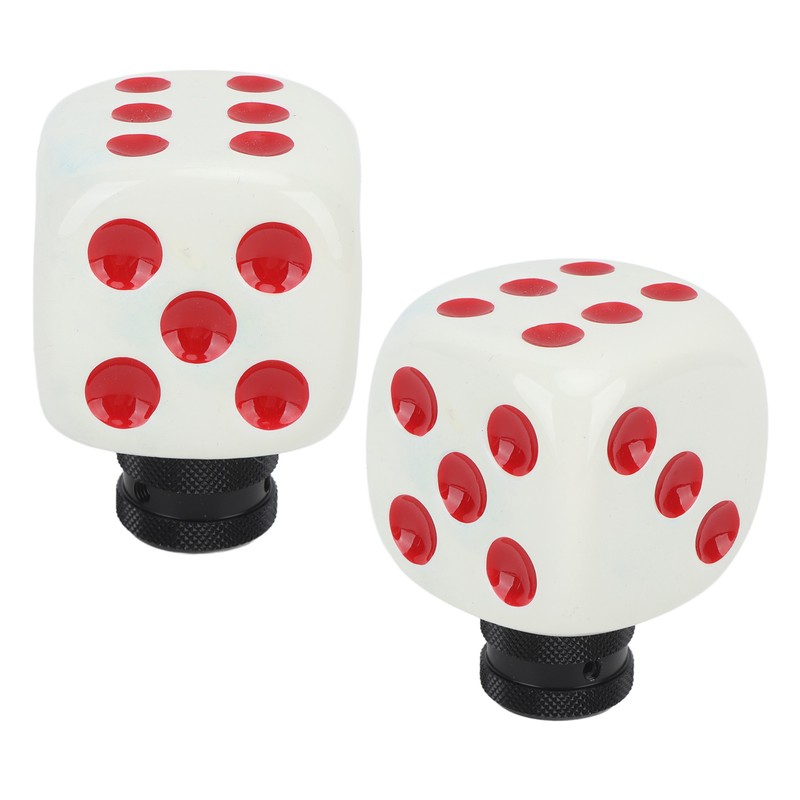 Dice Shape Shift Head Resin Gear Shifting Lever Knob Transmission