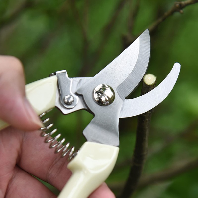 Garden Scissors for Plant, Tip Pruning Shears for Cutting Flowers,