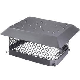 9" x 13" Chimney Caps for Outside,Chimney Cover Fireplace Chimney Flue Cover Chimney Rain Caps Roof Rain Guard Top Protector Fit Existing Flue Tiles Brick Clay,Chimney Vent Cap with Screen Hood Plate