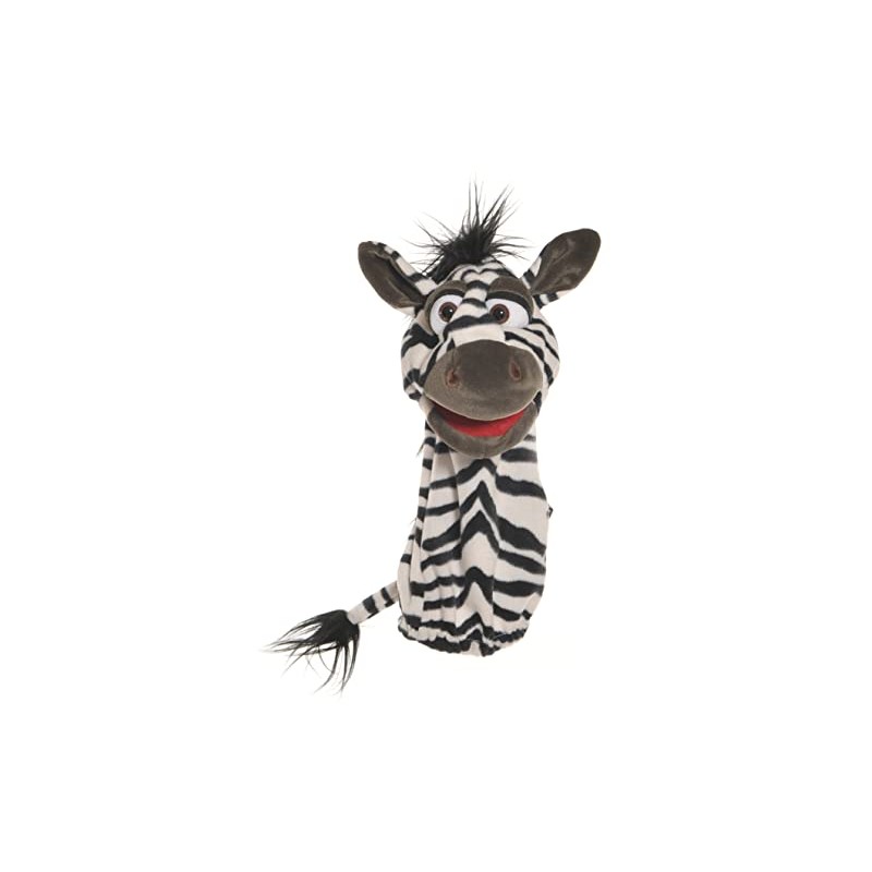 Living Puppets W574 Hand Puppet Zebra Fabric 39 cm White/Black