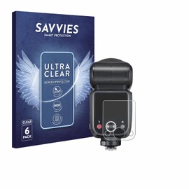 Savvies 6 Pack Screen Protector compatible with Godox V100 Protection Film Clear