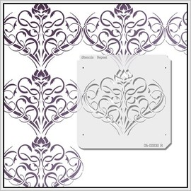 iStencils Repeat Wall Stencil 05-00030 R 36 X 36”