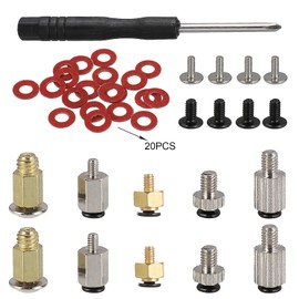 FandWay M.2 Standoff and Screw,M.2 SSD NVMe Mounting Screws for Gigabyte & MSI Motherboards Pack of 30.
