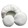 Car Polishing Pads, White Buffing Bonnets, 5-Pack