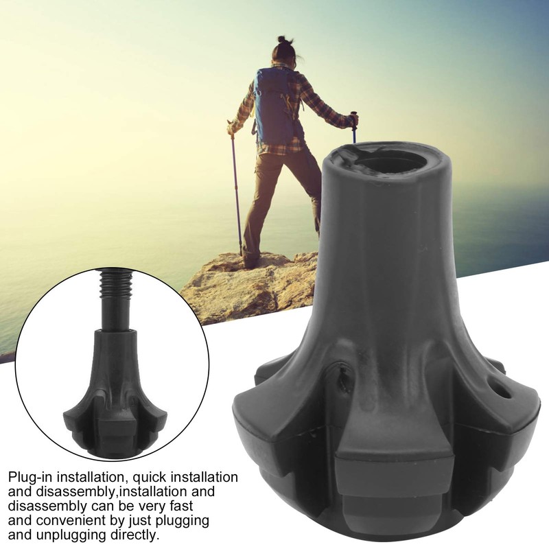 5 pieces Alpenstocks foot covers, trekking pole tip protection, TPR