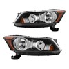 MARSFLUX Headlight Assembly for 2008-2012 Honda Accord Sedan (4-Door Only),