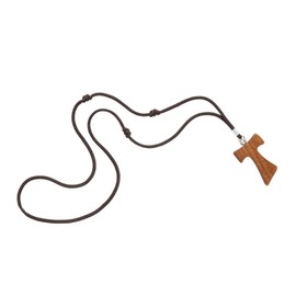 Intercession Wooden TAU Cross (Walnut)