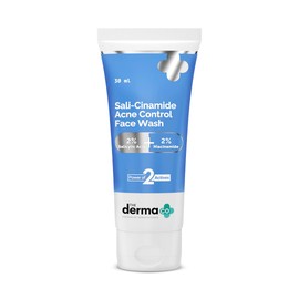 The Derma Co. Sali-Cinamide Anti-Acne Face Wash with 2% Salicylic Acid & 2% Niacinamide - 30ml