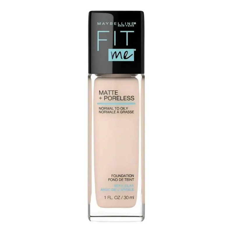 Base Fit Me Matte + Poreless 128 Warm Nude Maybelline